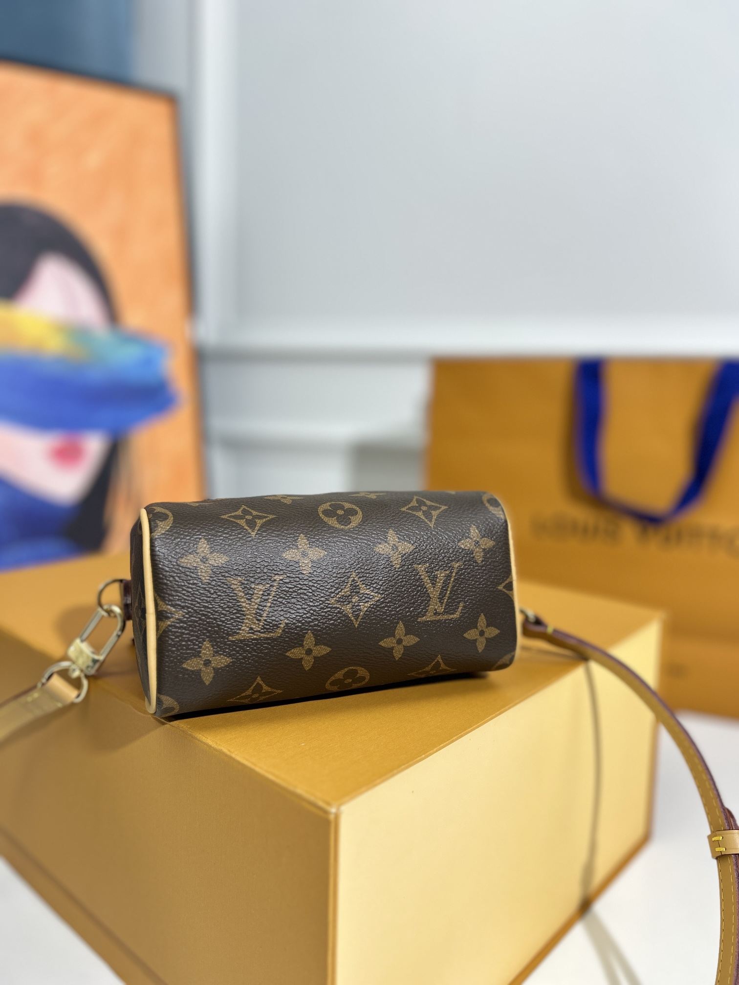 LOUIS VUITTON Nano speedy Monogram