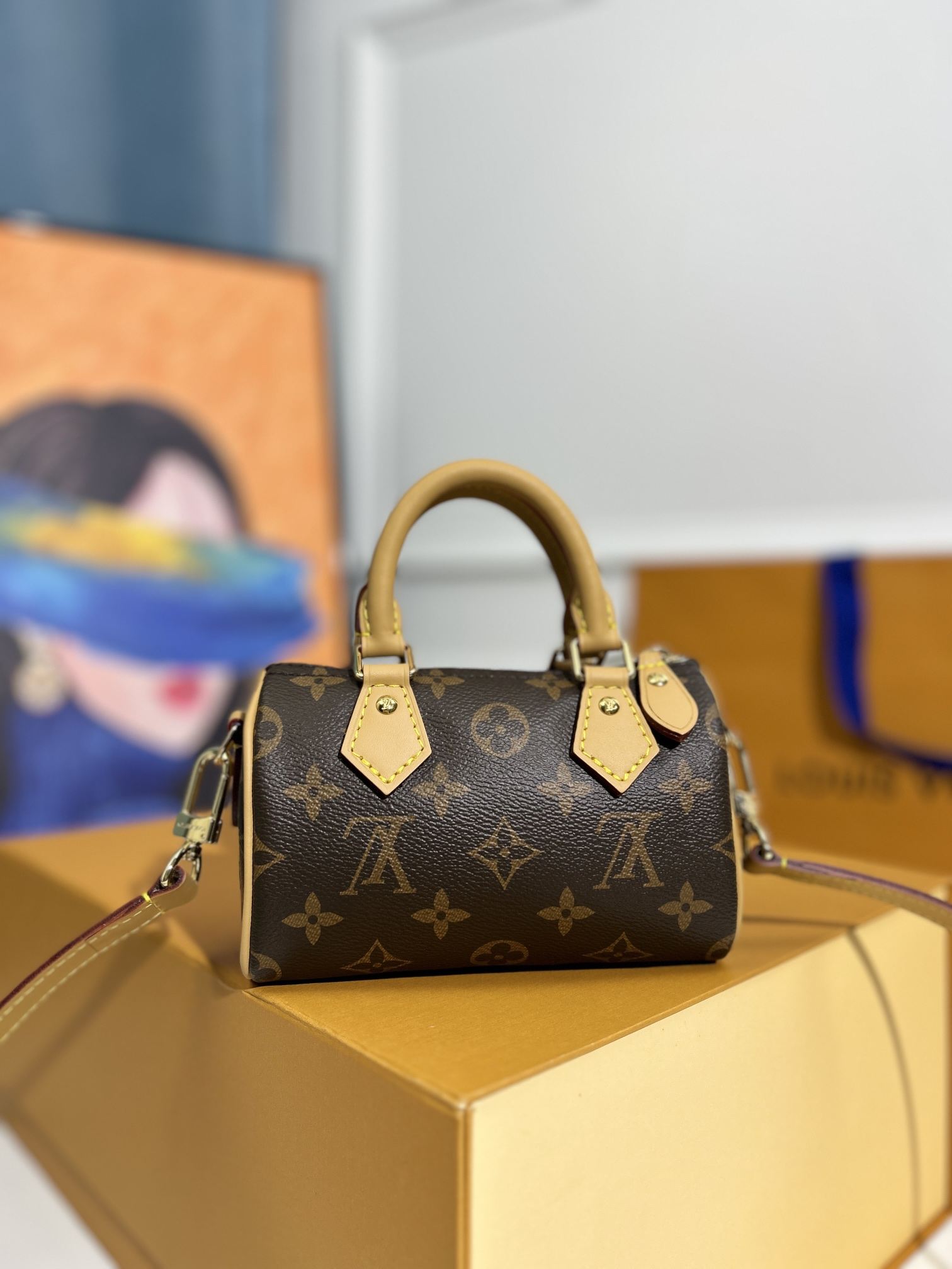 LOUIS VUITTON Nano speedy Monogram