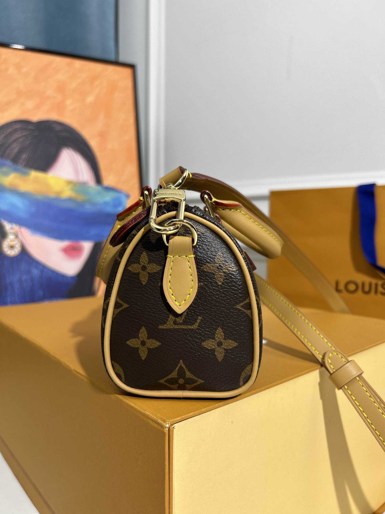 LOUIS VUITTON Nano speedy Monogram