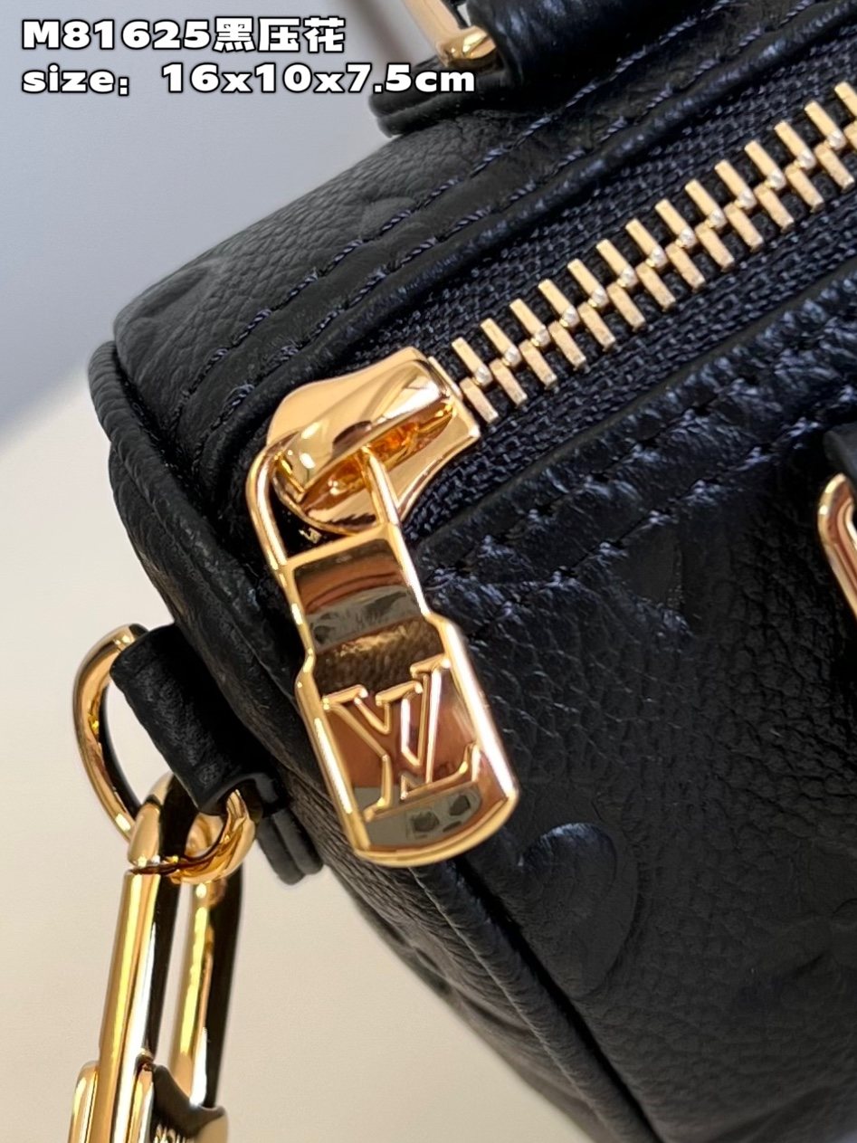 LOUIS VUITTON Nano speedy Black