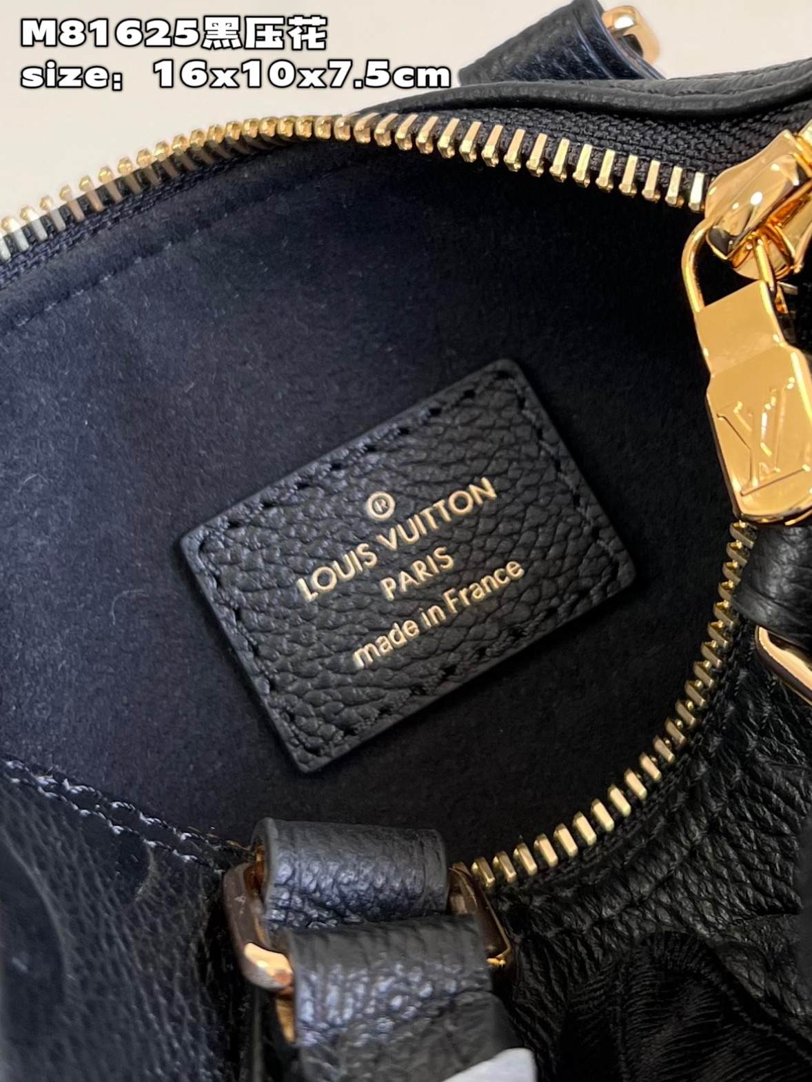 LOUIS VUITTON Nano speedy Black