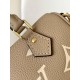 LOUIS VUITTON Nano speedy Tourterelle Grey/Cream