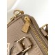 LOUIS VUITTON Nano speedy Tourterelle Grey/Cream