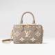 LOUIS VUITTON Speedy Bandoulière 20 Tourterelle Grey/Crème Beige