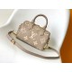 LOUIS VUITTON Speedy Bandoulière 20 Tourterelle Grey/Crème Beige