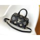 LOUIS VUITTON Speedy Bandoulière 20 Navy Blue/Cream