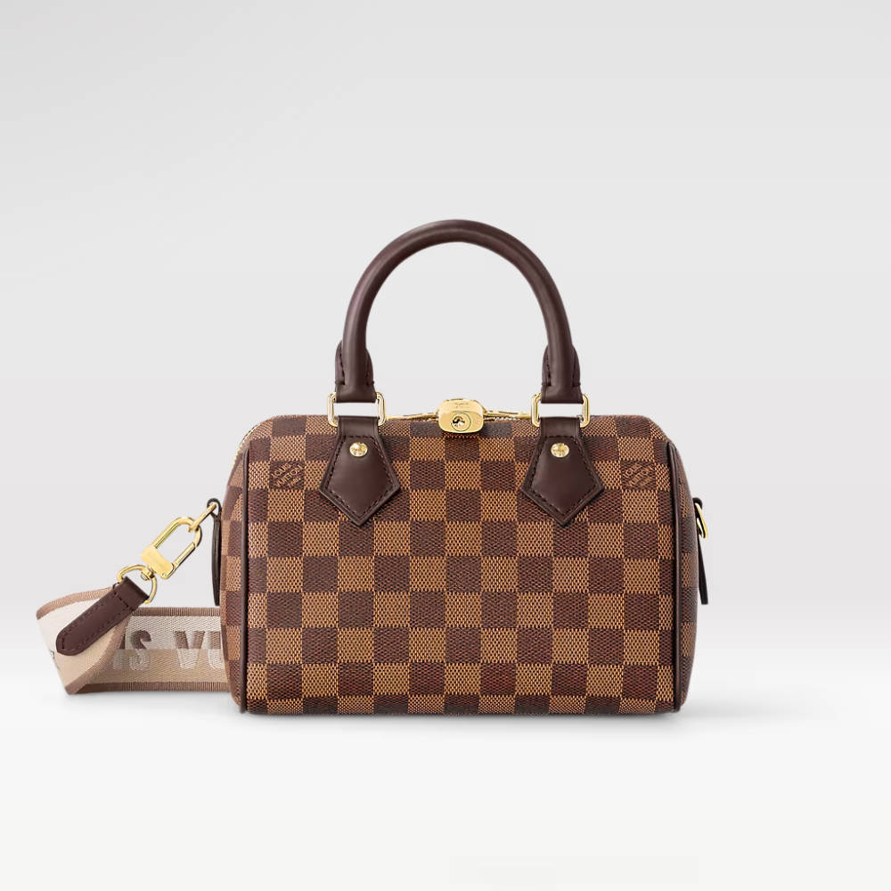 LOUIS VUITTON Speedy Bandoulière 20 Damier Ebene coated canvas