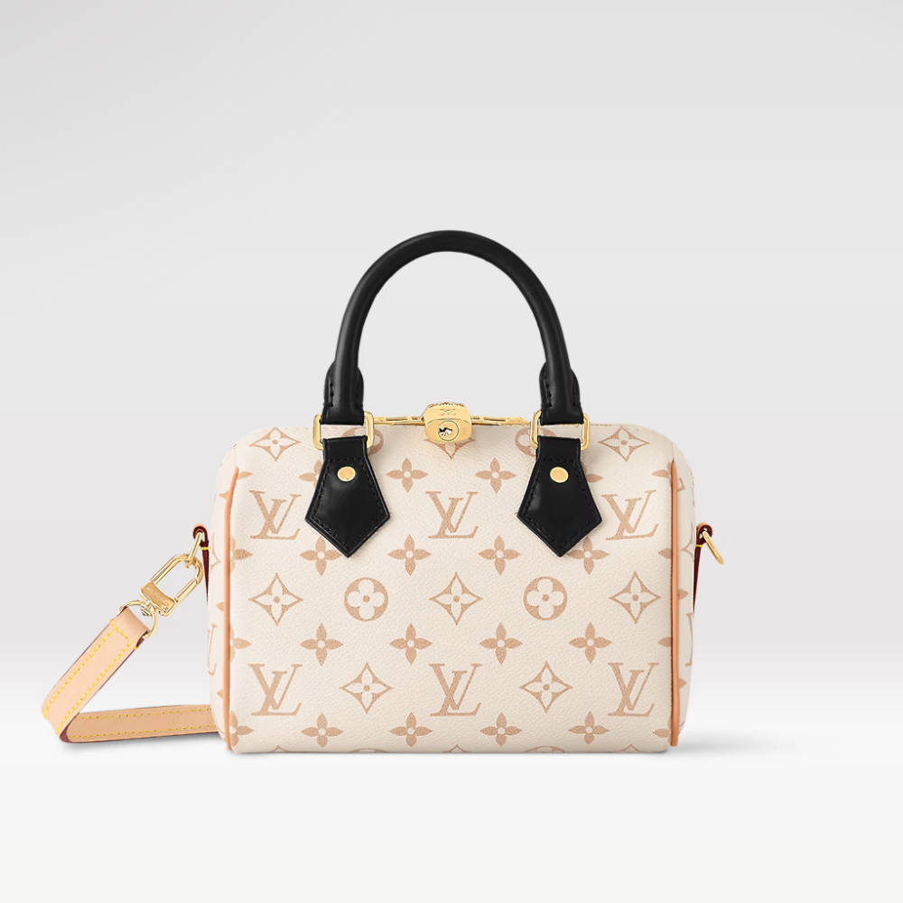 LOUIS VUITTON Speedy Bandoulière 20 Monogram Dune coated canvas