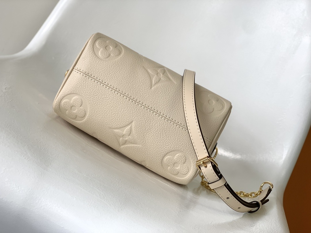 LOUIS VUITTON Speedy Bandoulière 20 Crème Beige