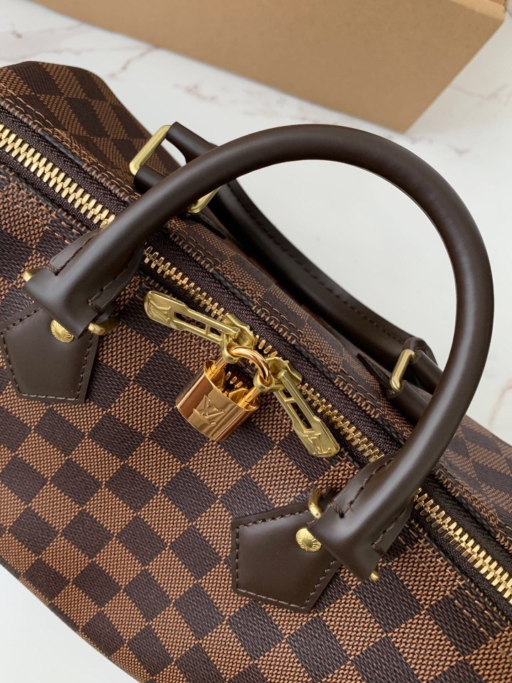 LOUIS VUITTON Speedy Bandoulière 25 Damier Ebène coated canvas