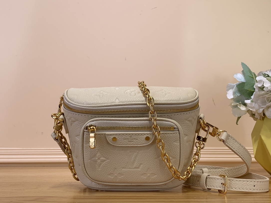 LOUIS VUITTON Mini Bumbag Cream