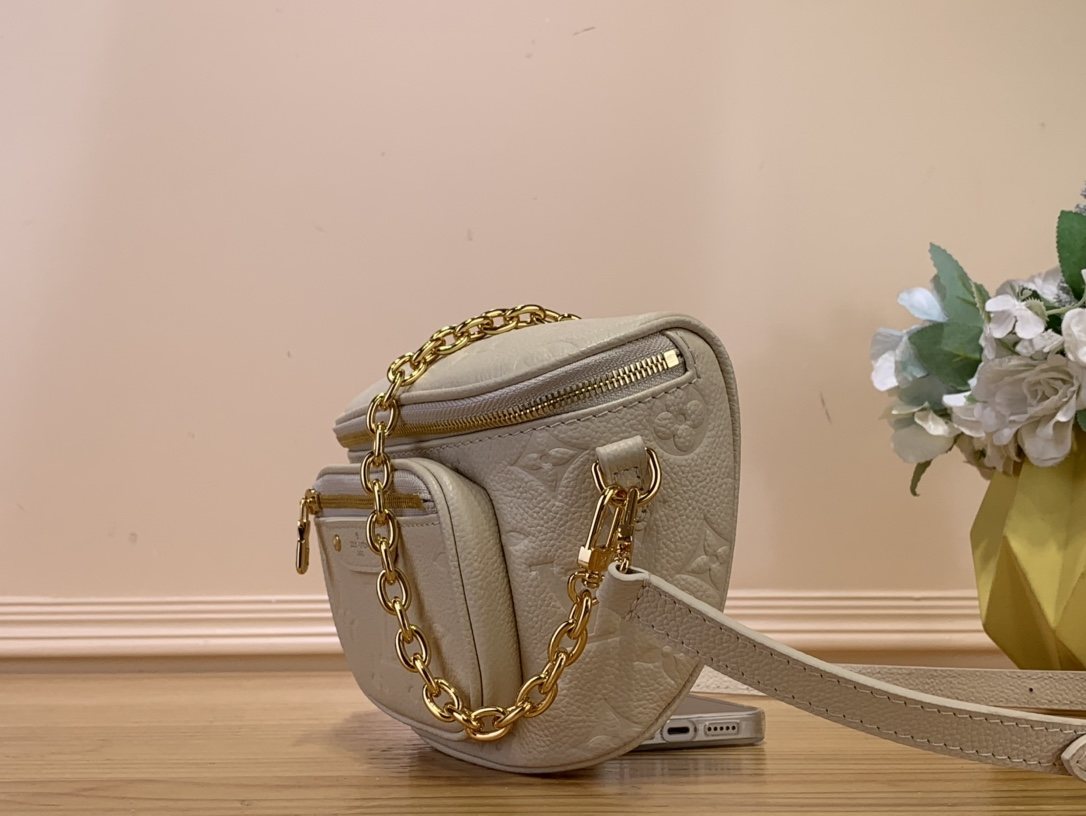 LOUIS VUITTON Mini Bumbag Cream