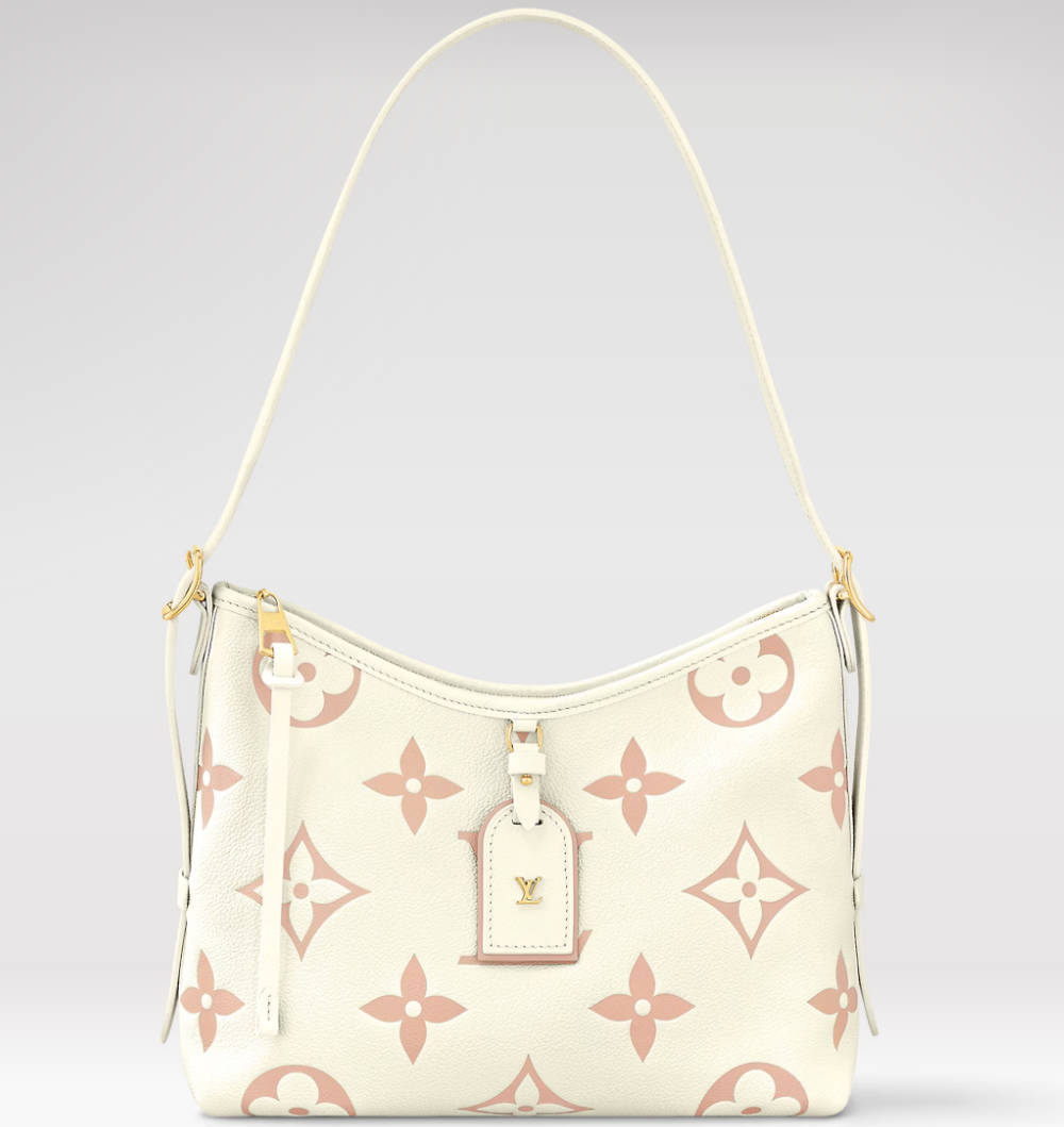 LOUIS VUITTON CarryAll PM Latte/Chamallow