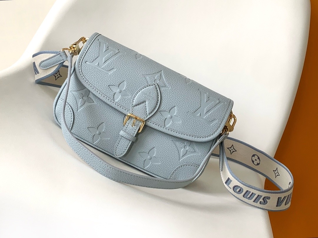 LOUIS VUITTON Diane Satchel Blue Hour