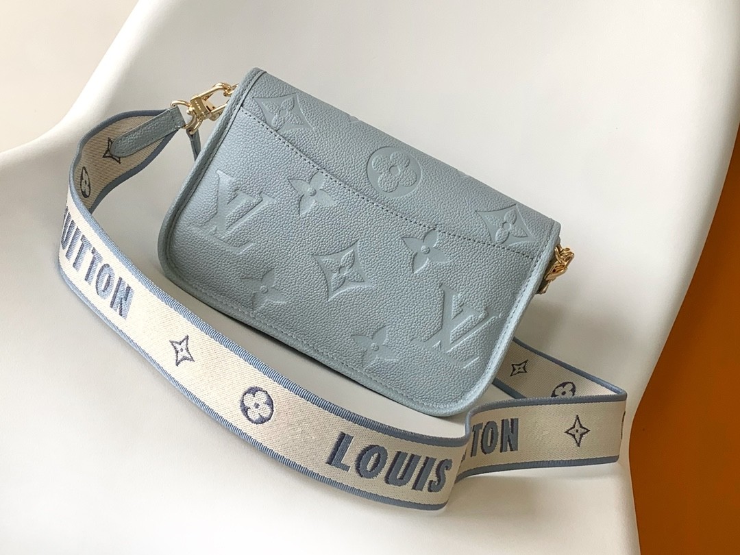 LOUIS VUITTON Diane Satchel Blue Hour