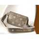 LOUIS VUITTON Diane Satchel Tourterelle Beige/Cream