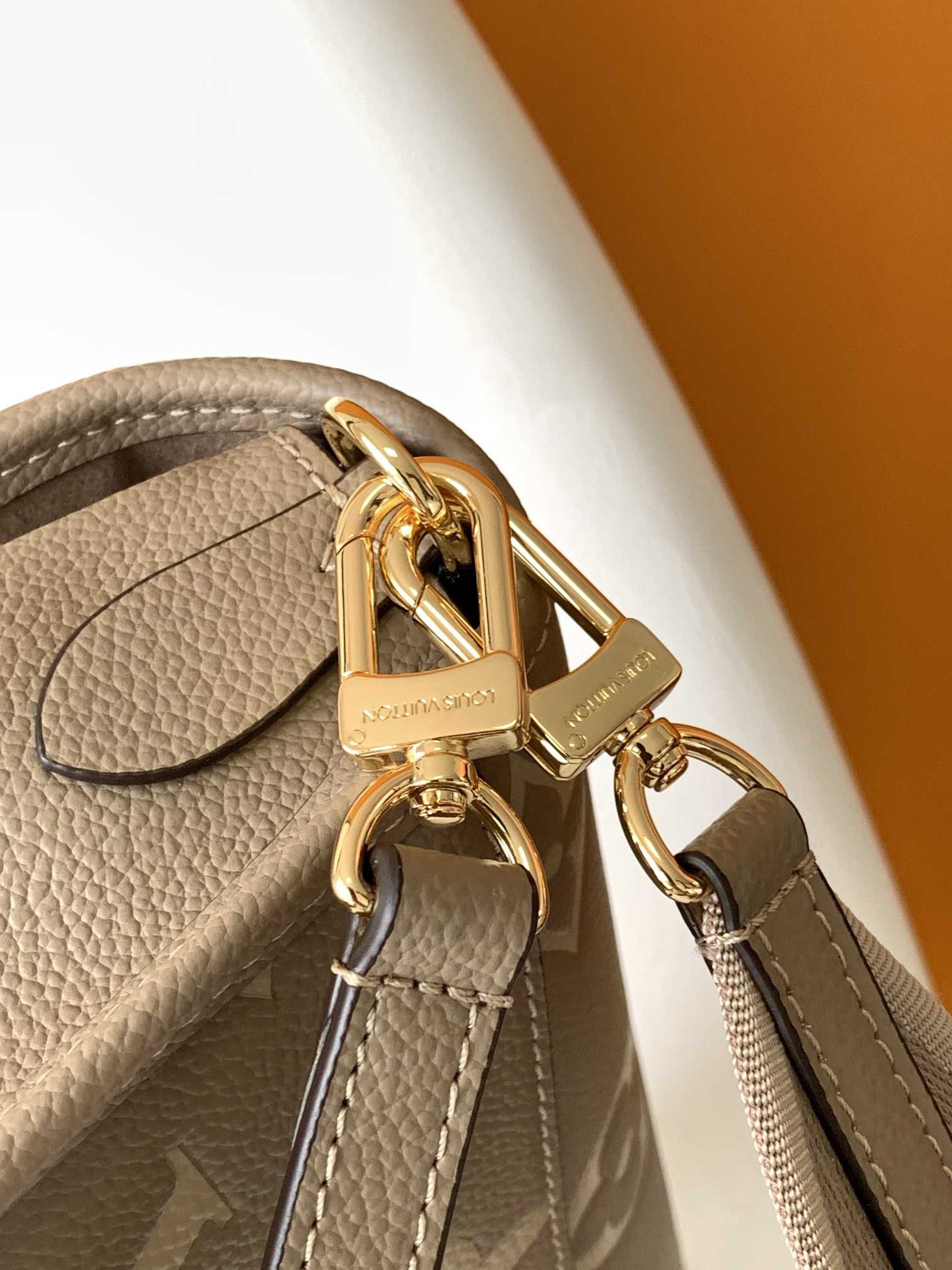 LOUIS VUITTON Diane Satchel Tourterelle Beige/Cream