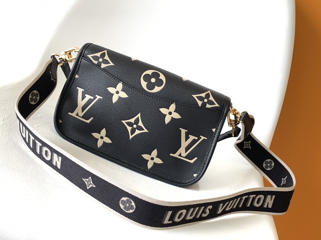 LOUIS VUITTON Diane Satchel Tourterelle Beige/Cream