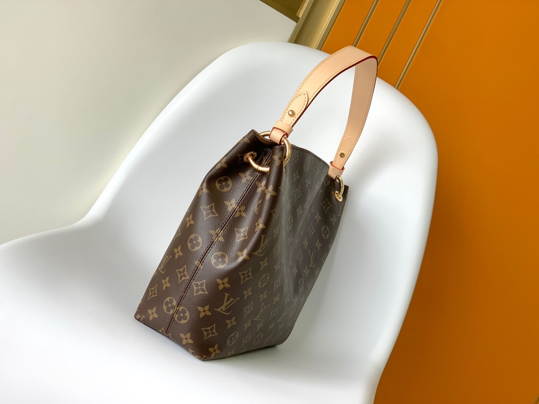 LOUIS VUITTON Graceful PM Hobo Bag Monogram