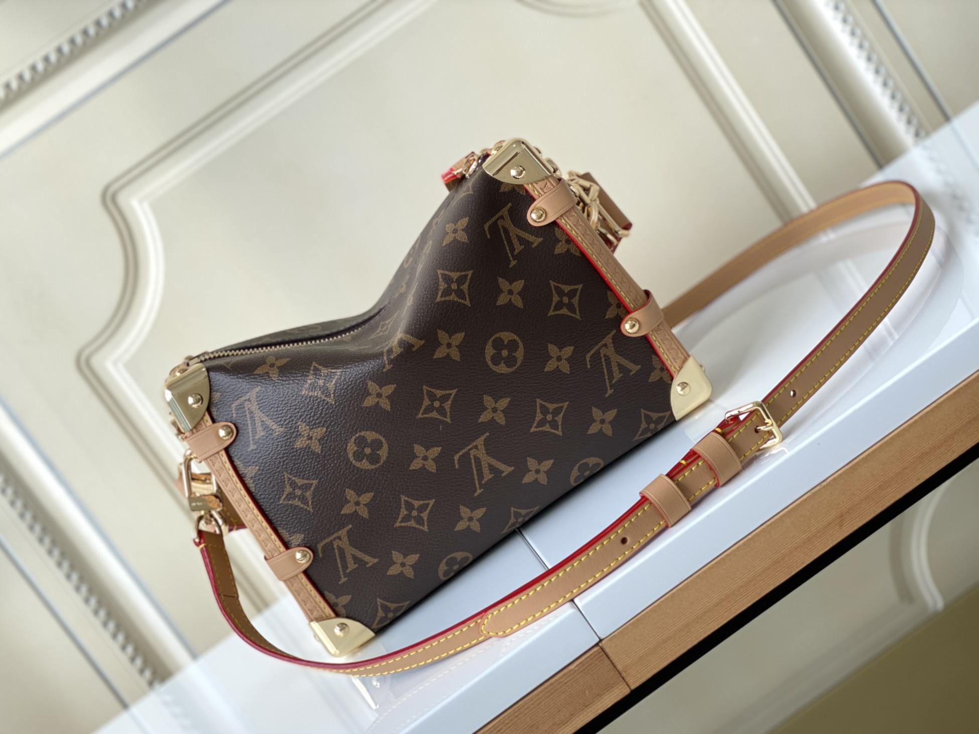 LOUIS VUITTON Side Trunk MM Bag Monogram