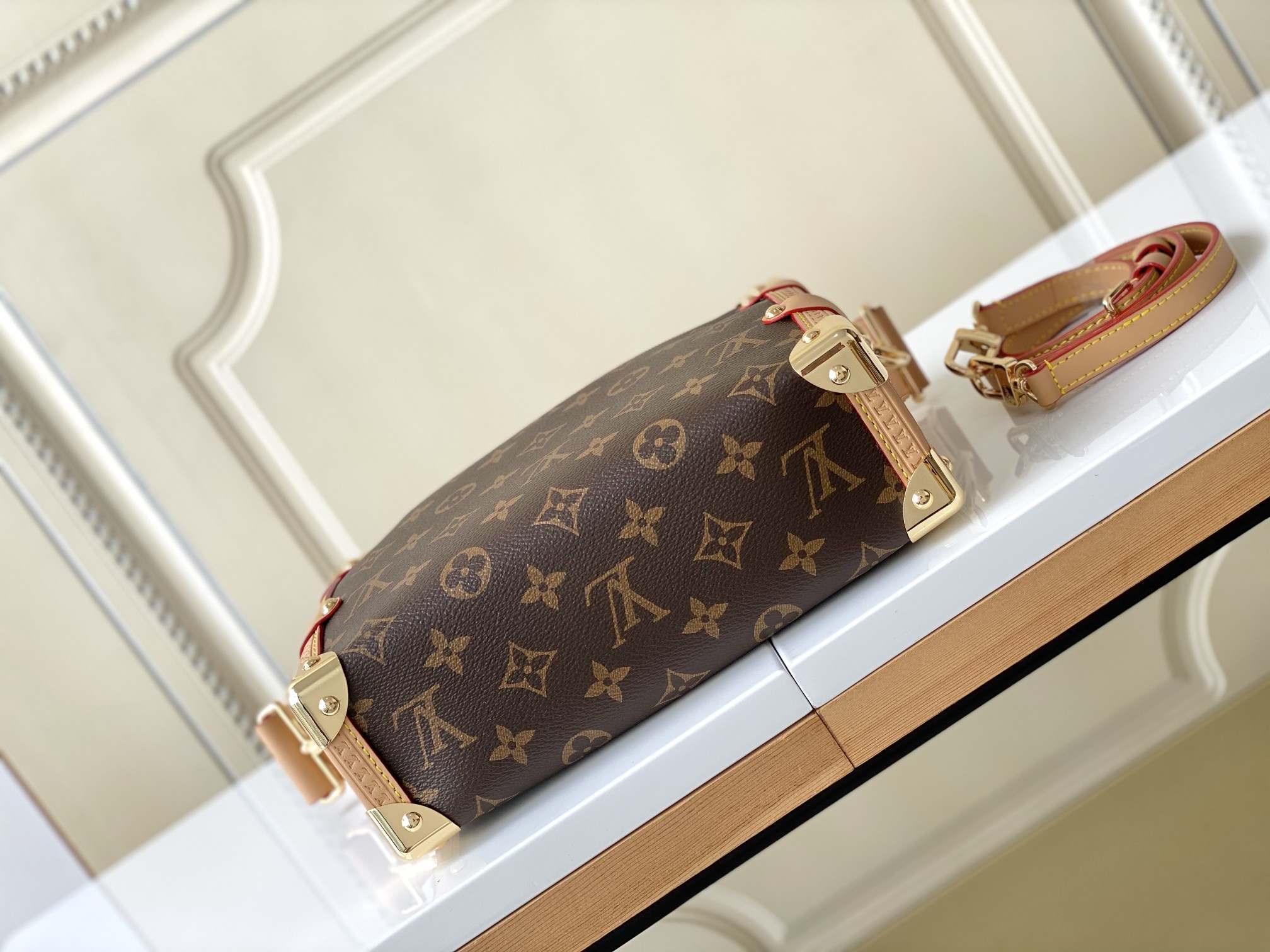 LOUIS VUITTON Side Trunk MM Bag Monogram