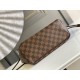 LOUIS VUITTON Neverfull PM Tote Bag Damier Ebène coated canvas