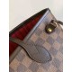 LOUIS VUITTON Neverfull PM Tote Bag Damier Ebène coated canvas