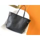 LOUIS VUITTON Neverfull MM Tote Bag  Black