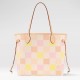 LOUIS VUITTON Neverfull MM Tote Bag Black/Beige