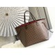 LOUIS VUITTON Neverfull GM Tote Bag Damier Ebene coated canvas