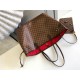 LOUIS VUITTON Neverfull GM Tote Bag Damier Ebene coated canvas