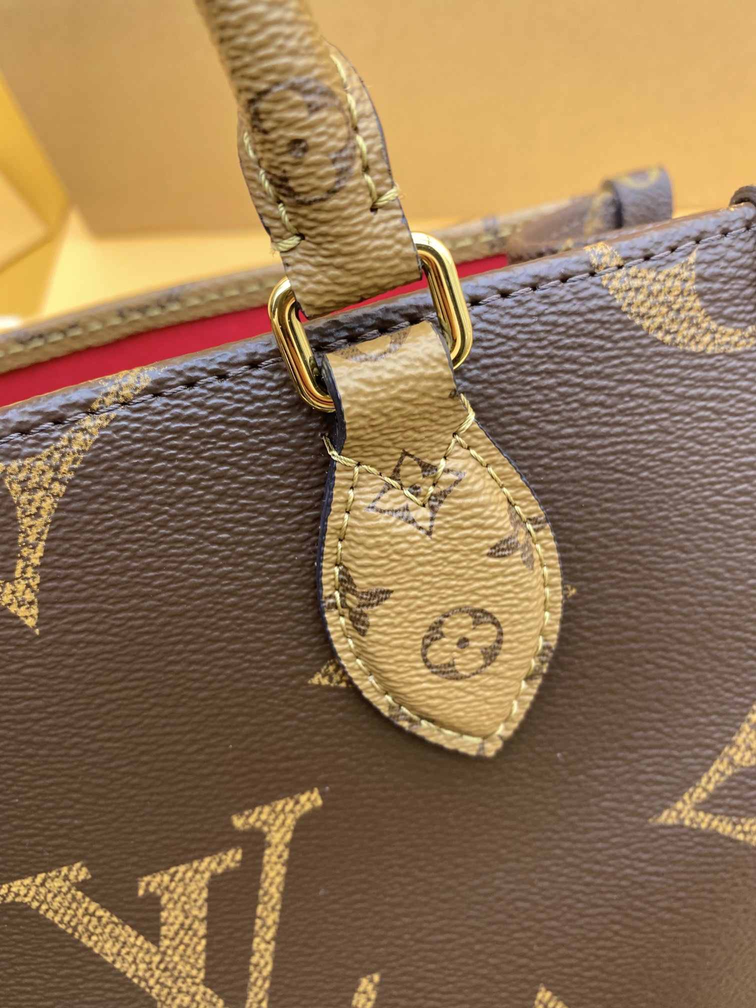 LOUIS VUITTON OnTheGo PM Tote Bag Monogram and Monogram Reverse coated canvas