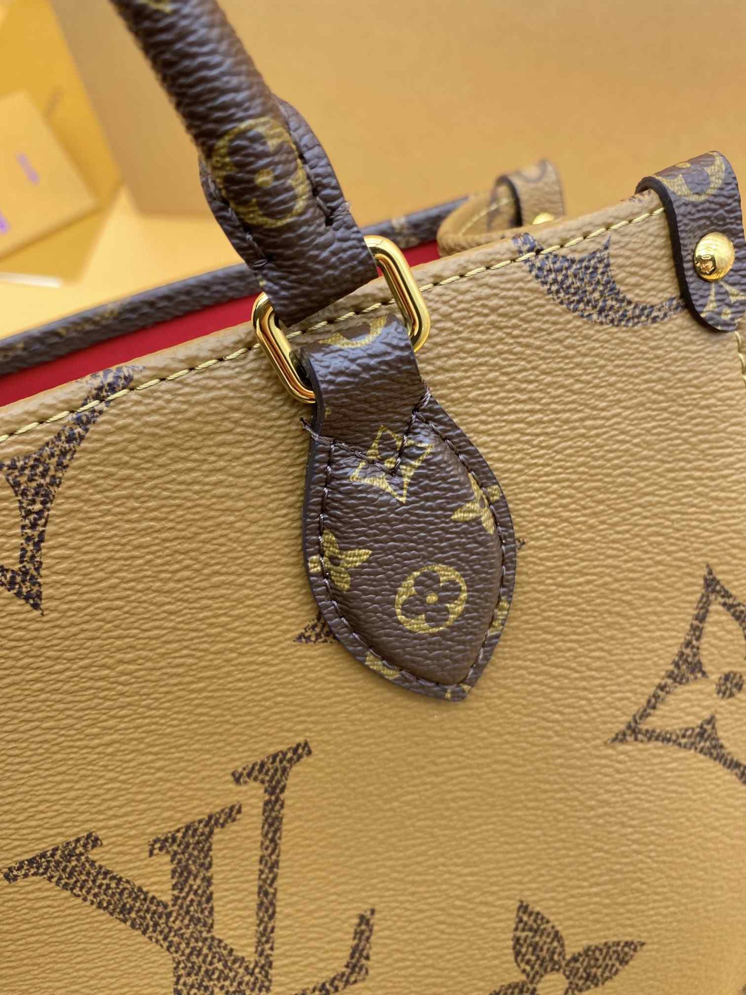 LOUIS VUITTON OnTheGo PM Tote Bag Monogram and Monogram Reverse coated canvas