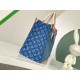 LOUIS VUITTON OnTheGo MM Tote Bag Denim Blue