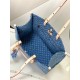 LOUIS VUITTON OnTheGo MM Tote Bag Denim Blue