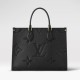 LOUIS VUITTON OnTheGo MM Tote Bag Black