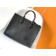 LOUIS VUITTON OnTheGo MM Tote Bag Black