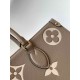 LOUIS VUITTON OnTheGo MM Tote Bag Dove Grey/Cream