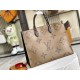 LOUIS VUITTON OnTheGo GM Tote Bag Monogram and Monogram Reverse coated canvas trim