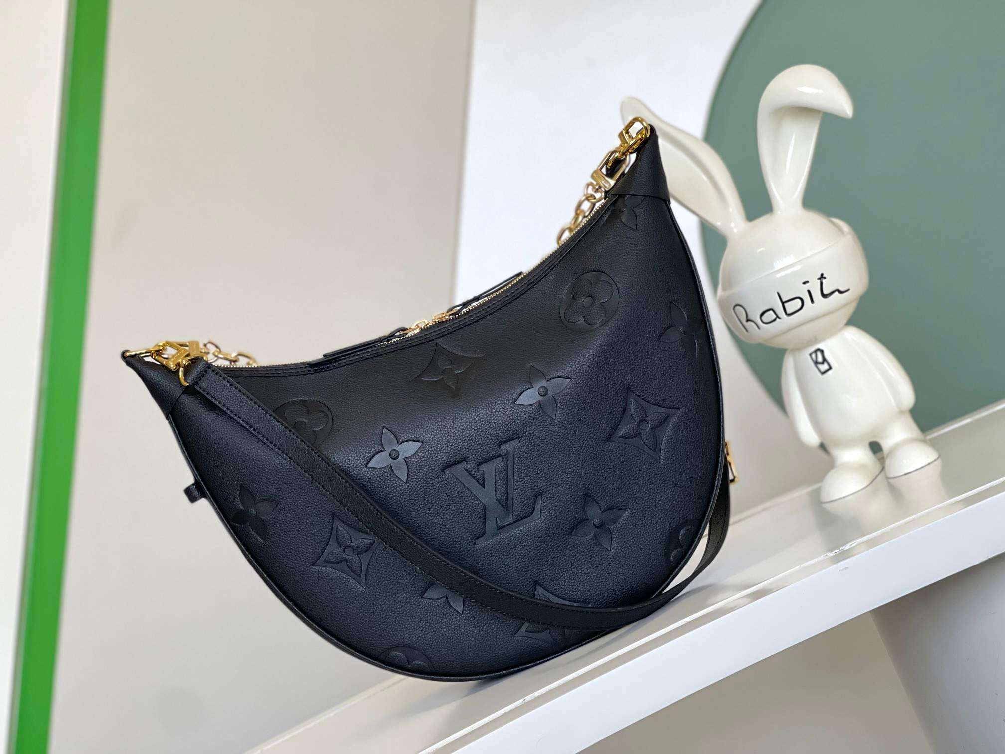 LOUIS VUITTON Loop Hobo Bag  Black