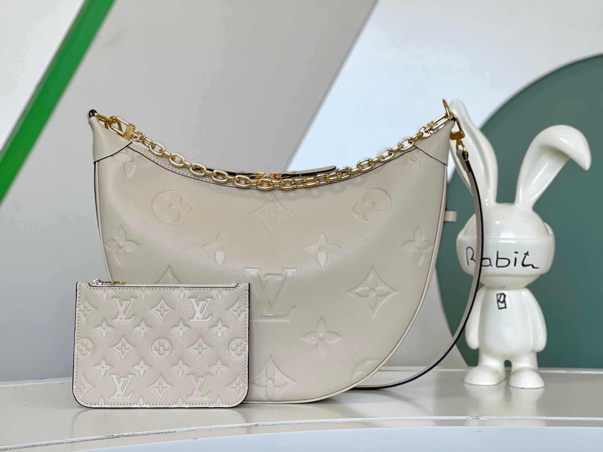 LOUIS VUITTON Loop Hobo Bag  Cream