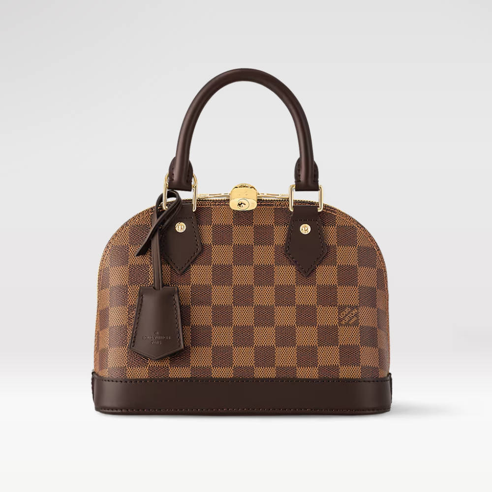 LOUIS VUITTON Alma BB Damier Ebene coated canvas