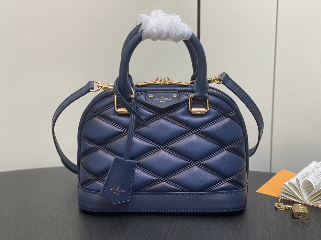 LOUIS VUITTON Alma BB Navy Blue