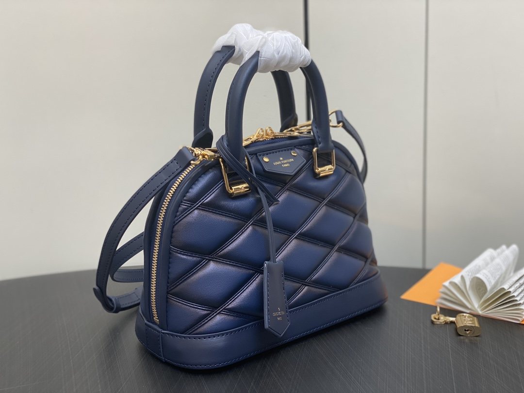 LOUIS VUITTON Alma BB Navy Blue