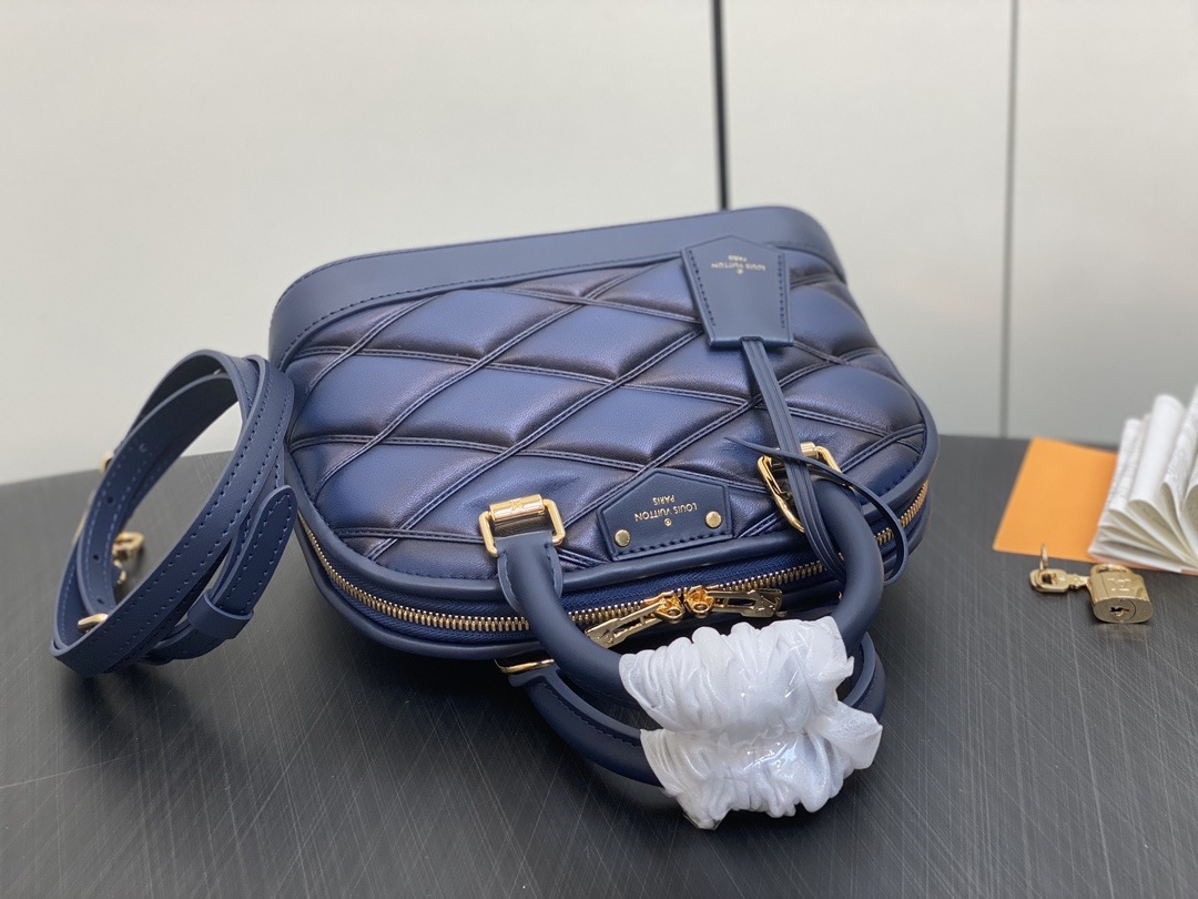 LOUIS VUITTON Alma BB Navy Blue