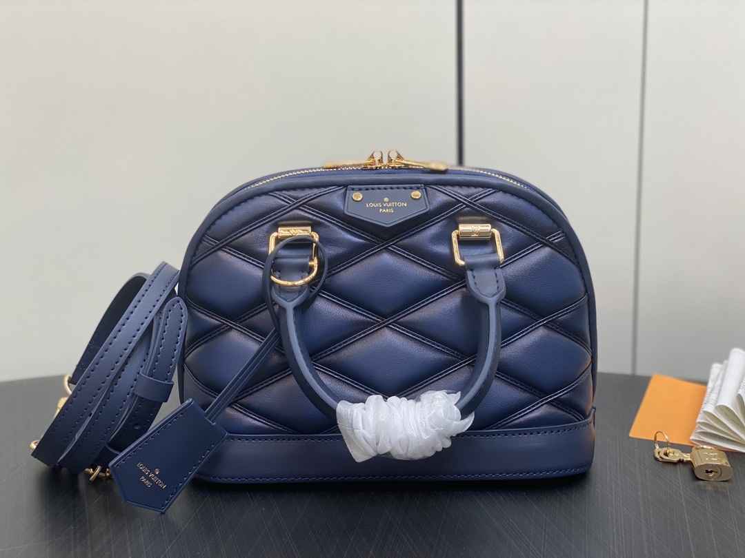 LOUIS VUITTON Alma BB Navy Blue