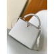 LOUIS VUITTON Capucines BB Snow White