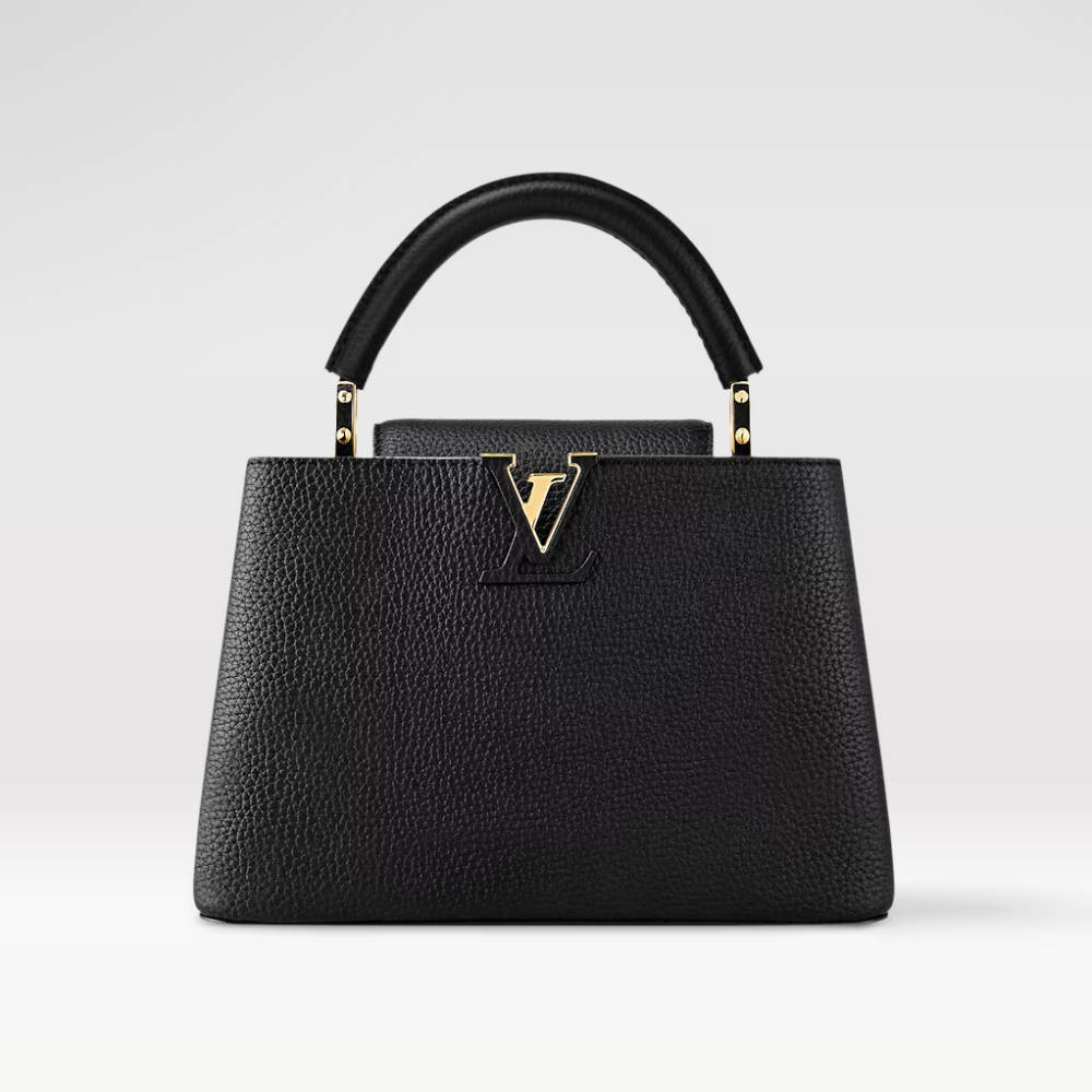 LOUIS VUITTON Capucines BB Black (golden finish)