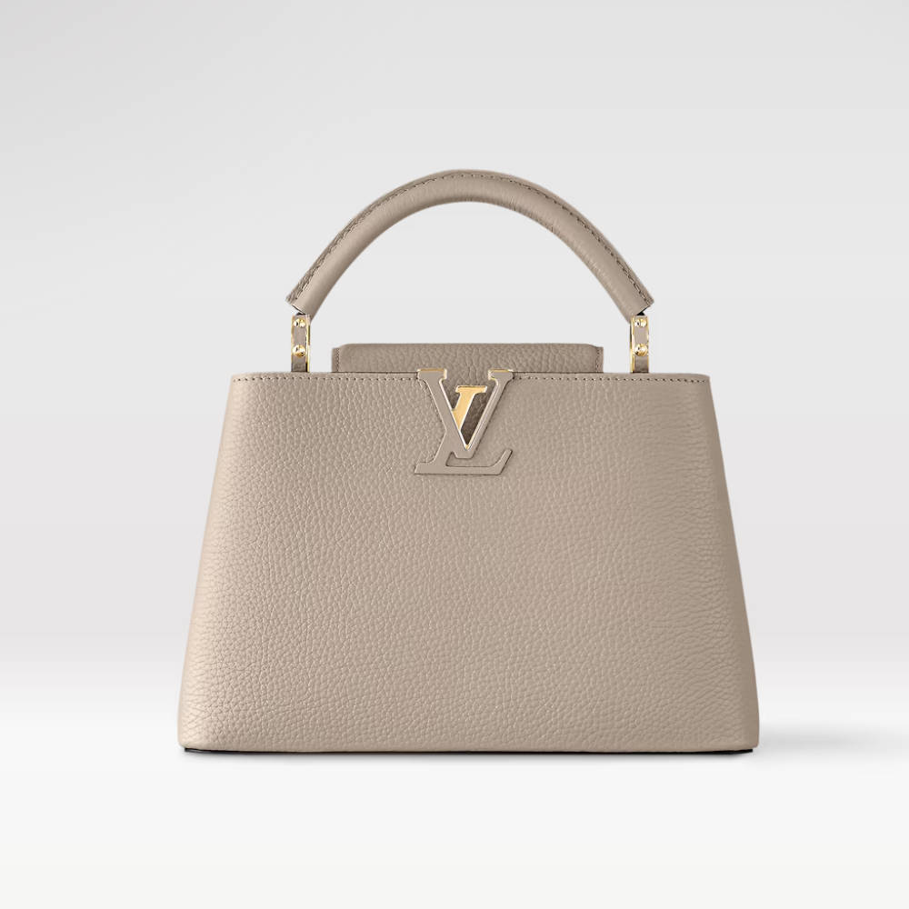 LOUIS VUITTON Capucines BB Galet Grey