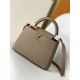 LOUIS VUITTON Capucines BB Galet Grey